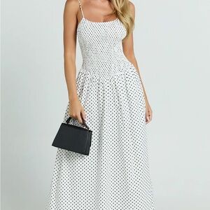 showpo harmony midi dress Showpo Harmony Midi Dress Floral Detail Cup Bust Satin Dress in Lemon